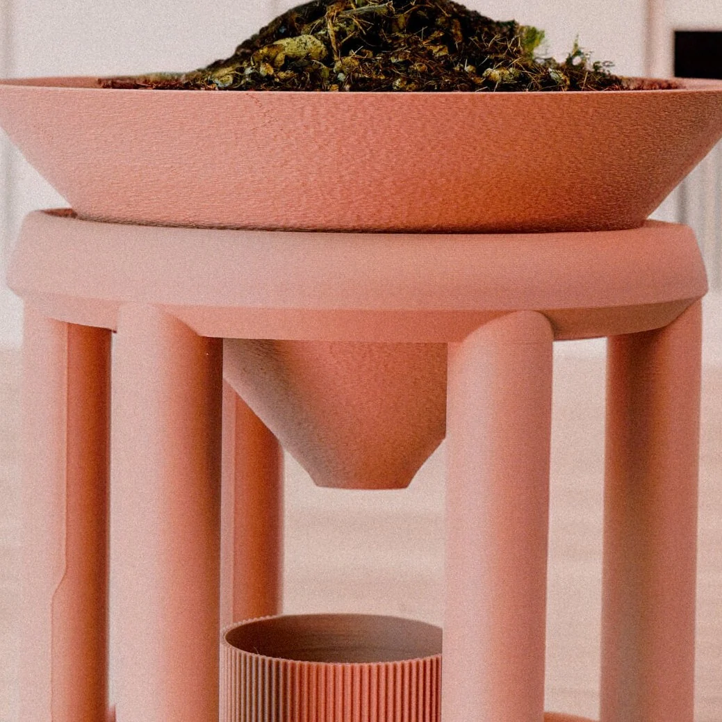 Conduit Plant Stand with Planter & Catch - Image 10