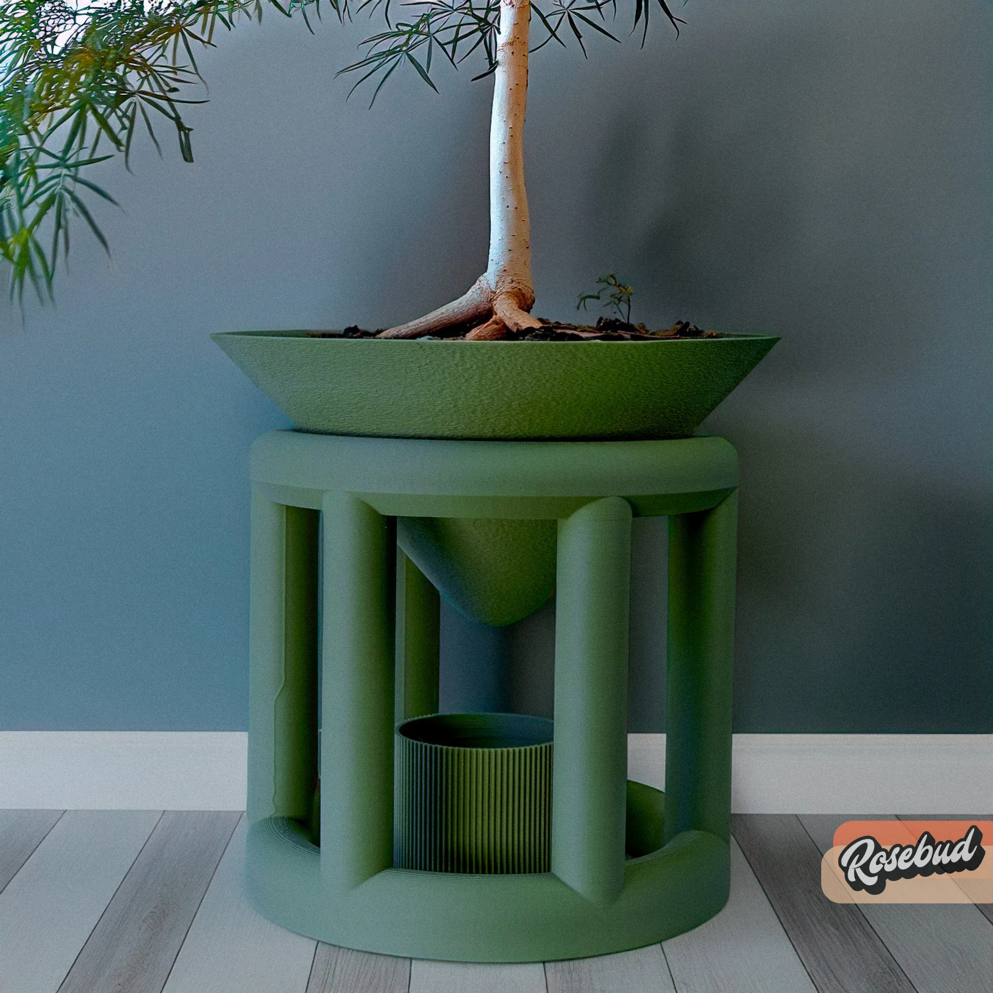 Conduit Plant Stand with Planter & Catch - Image 6