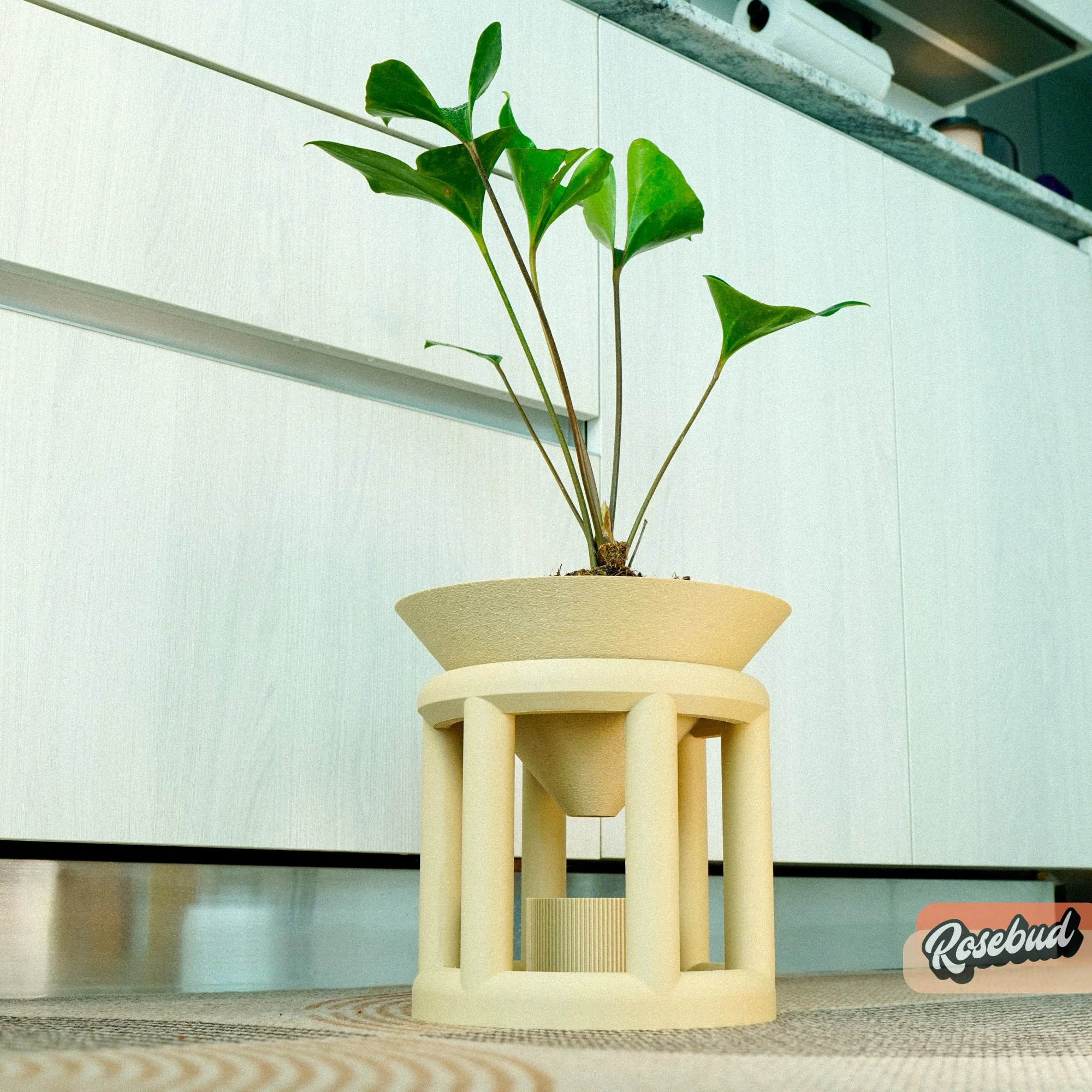 Conduit Plant Stand with Planter & Catch - Image 9