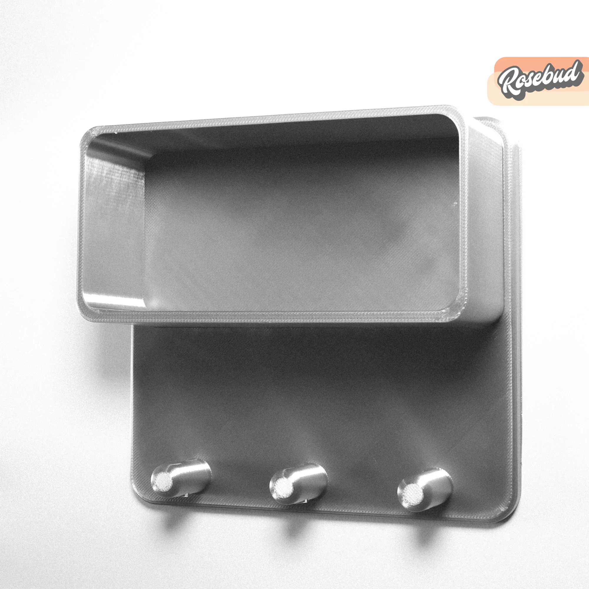 Floating Wall Shelf, Magnetic Key Holder - Image 10