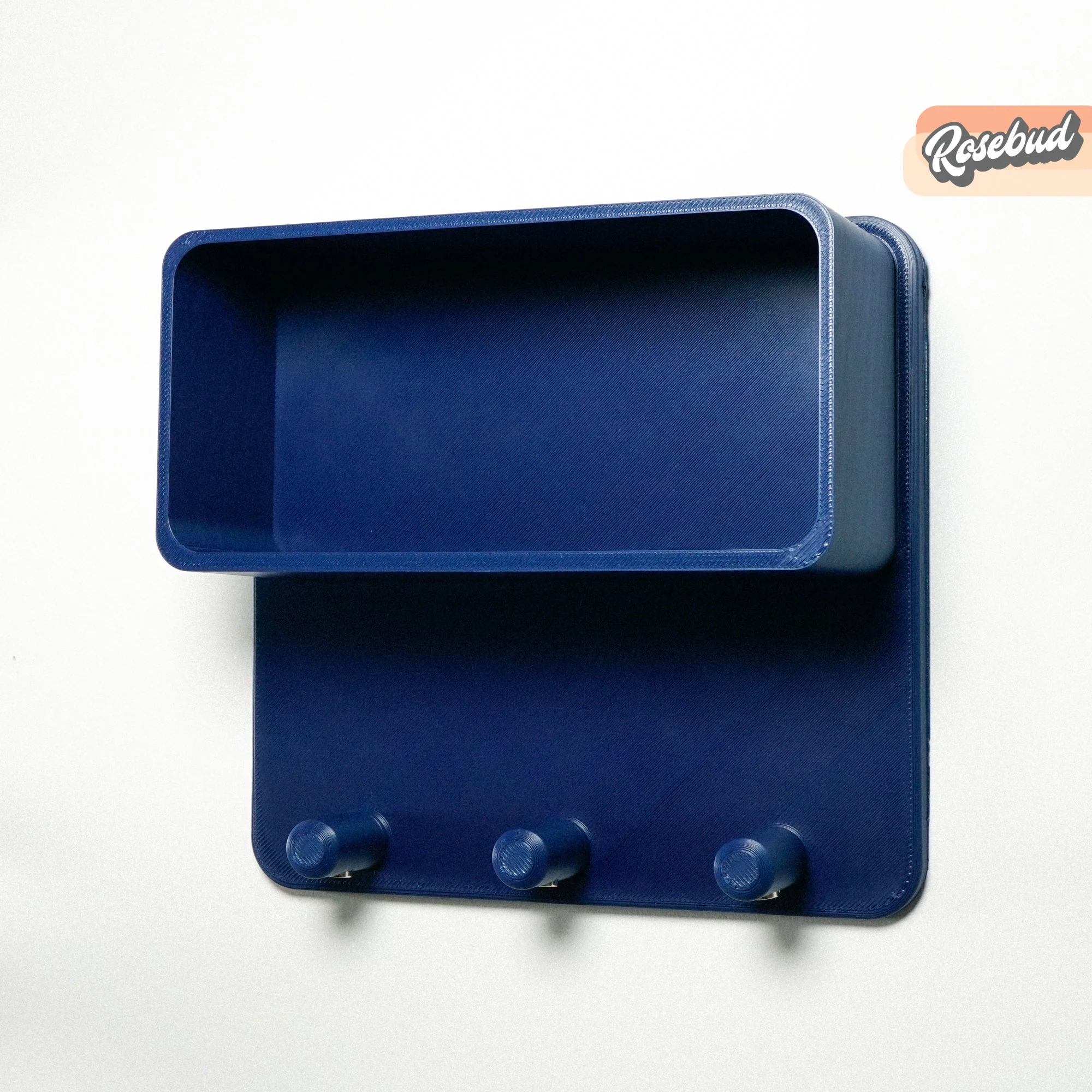 Floating Wall Shelf, Magnetic Key Holder - Image 9
