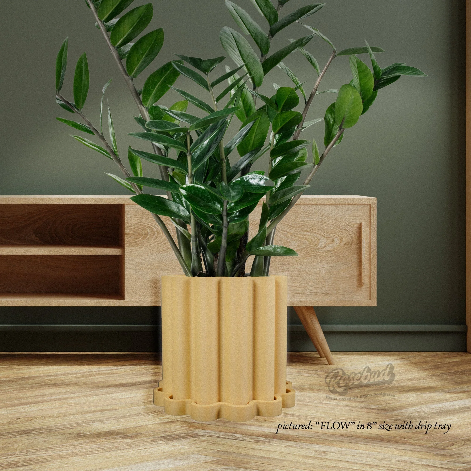Funky Flow Planter with Drainage and Unique Tray - Image 7