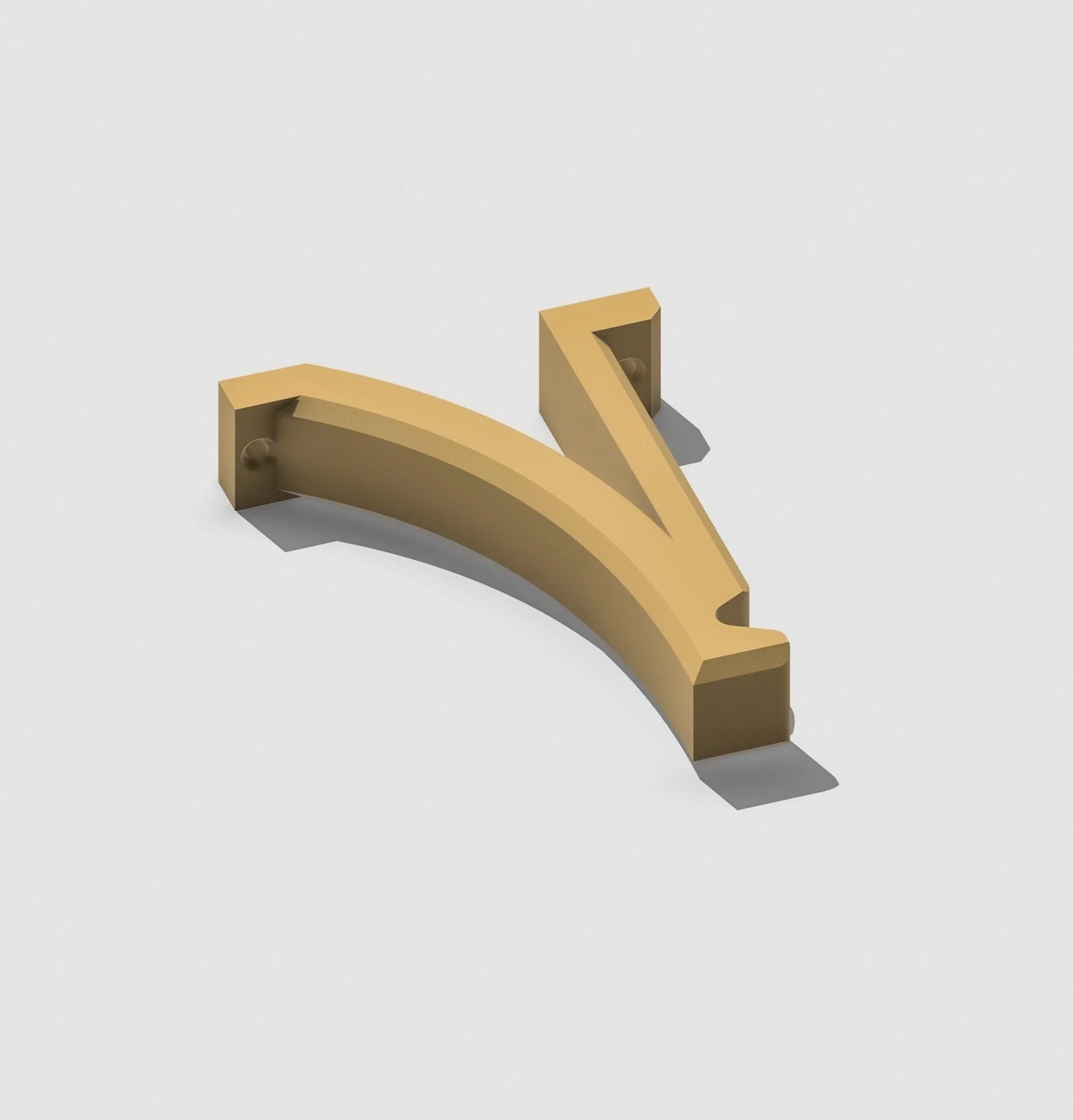 Hanging Planter Wall Hook, Curved - Image 3
