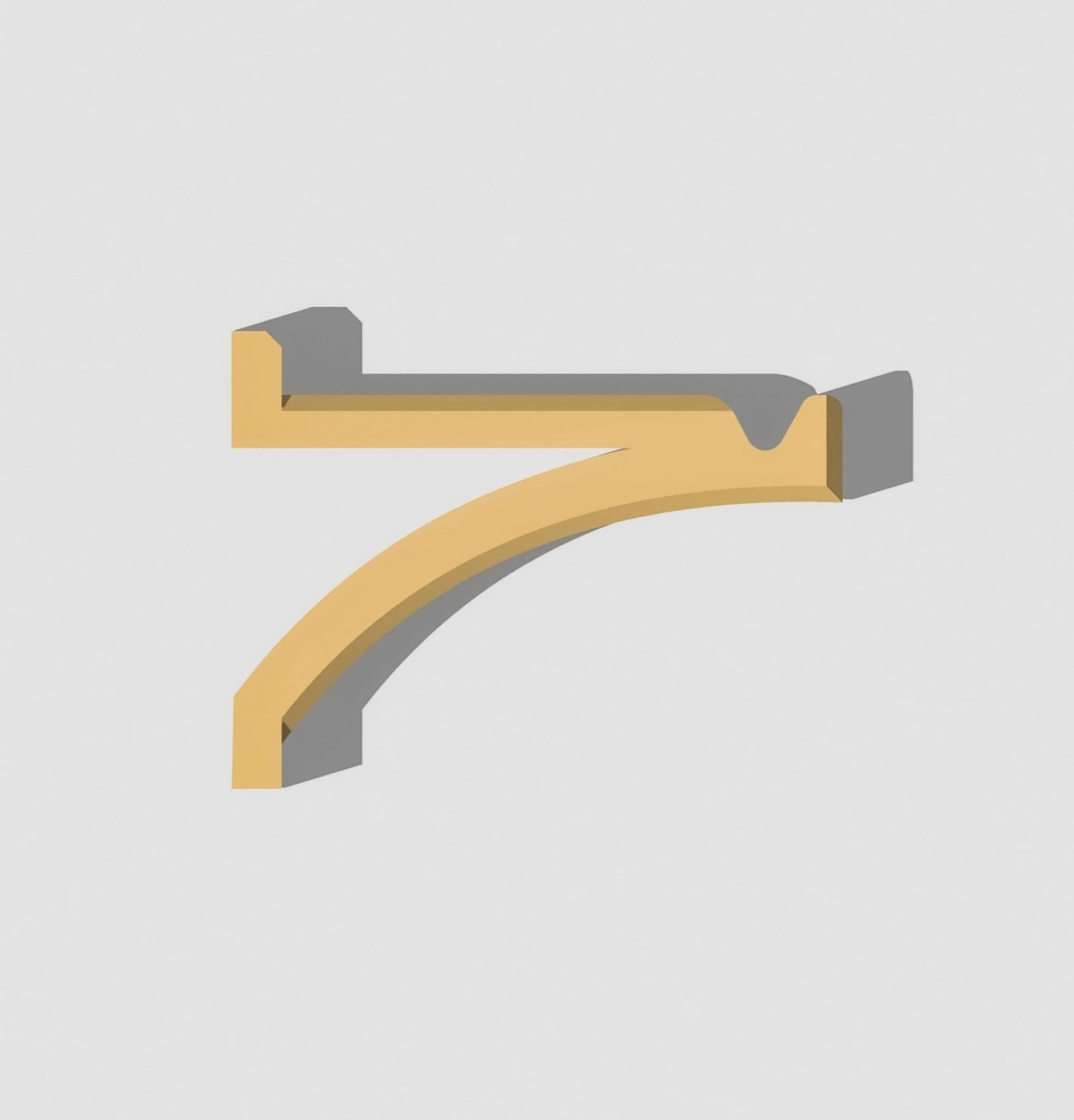 Hanging Planter Wall Hook, Curved - Image 5