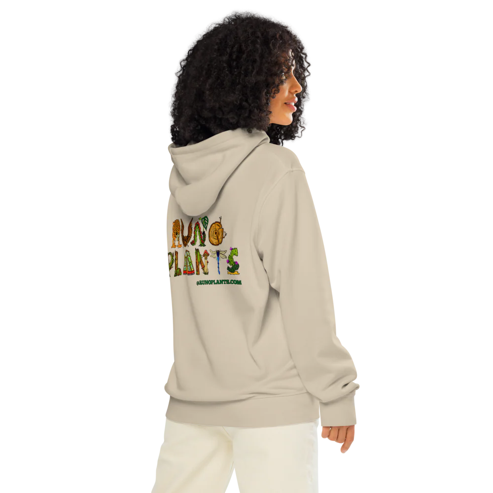 Runo Plants Merch | Introverted But Willing to Talk About Plants | Unisex Organic Mid-Weight Hoodie - Image 8