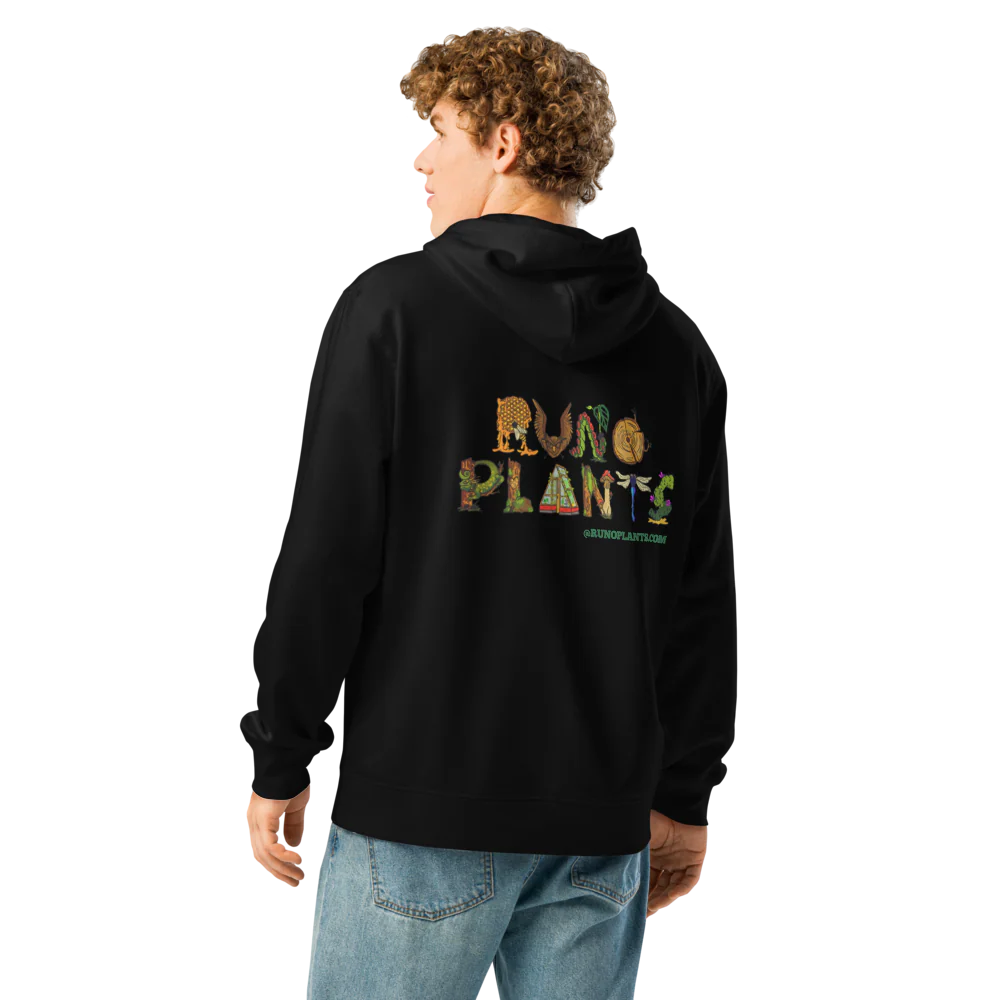 Runo Plants Merch | Introverted But Willing to Talk About Plants | Unisex Organic Mid-Weight Hoodie - Image 9