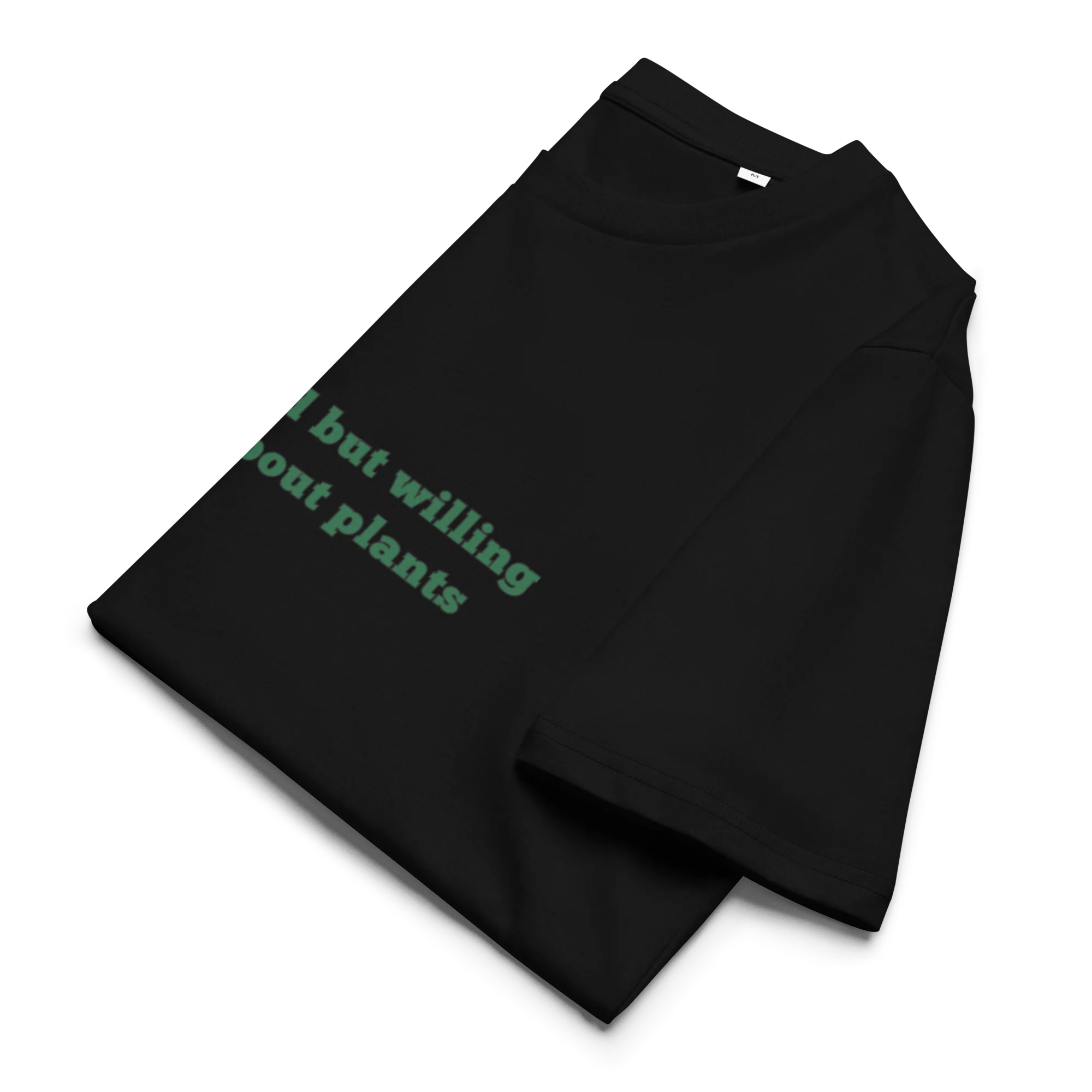 Runo Plants Merch | Introverted But Willing to Talk About Plants | Unisex Organic Tee - Image 5