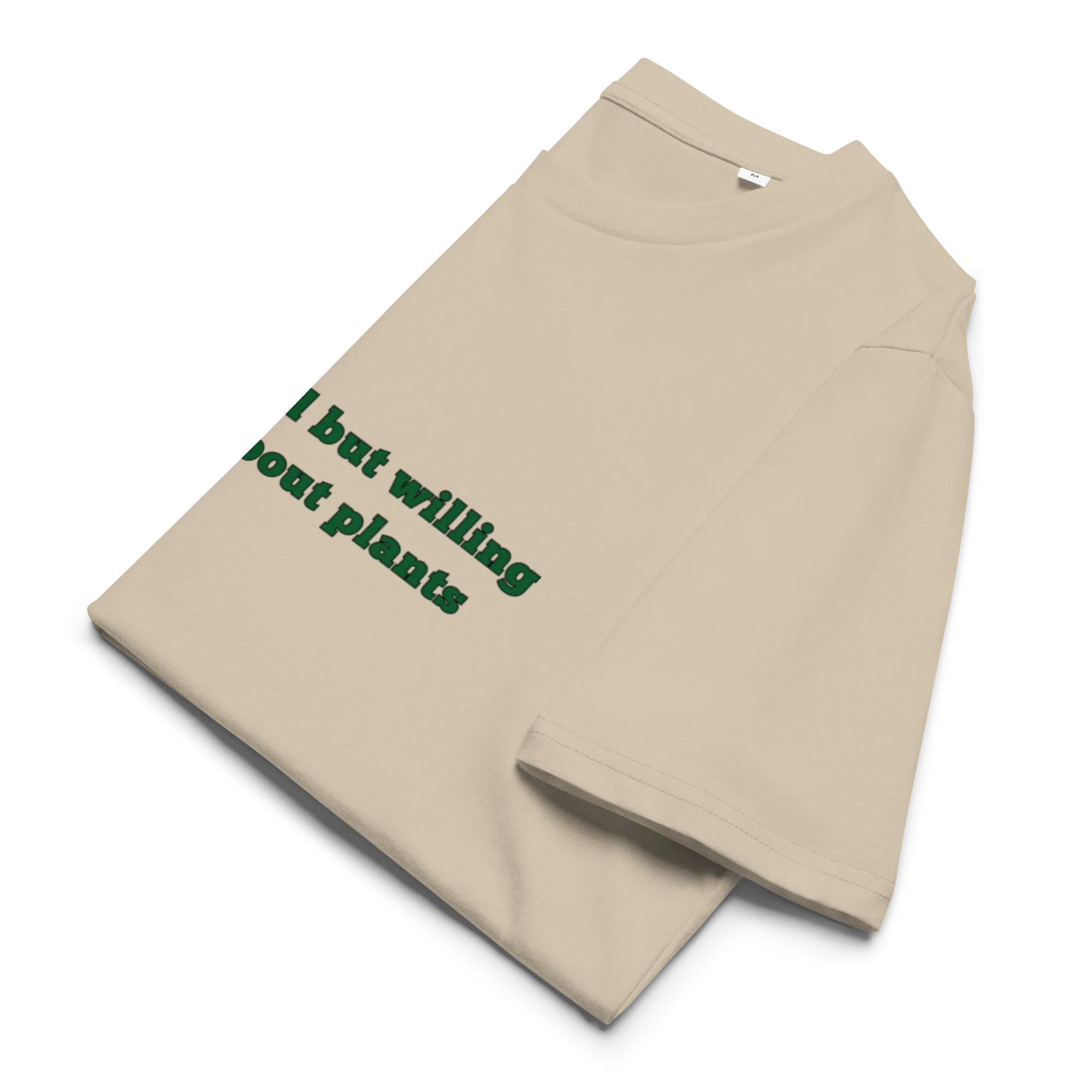 Runo Plants Merch | Introverted But Willing to Talk About Plants | Unisex Organic Tee - Image 6