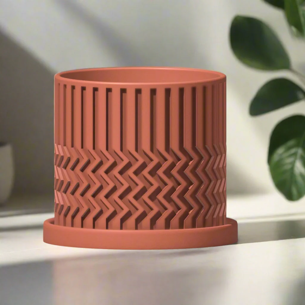 Minimalist Zig-Zag Planter - Image 4