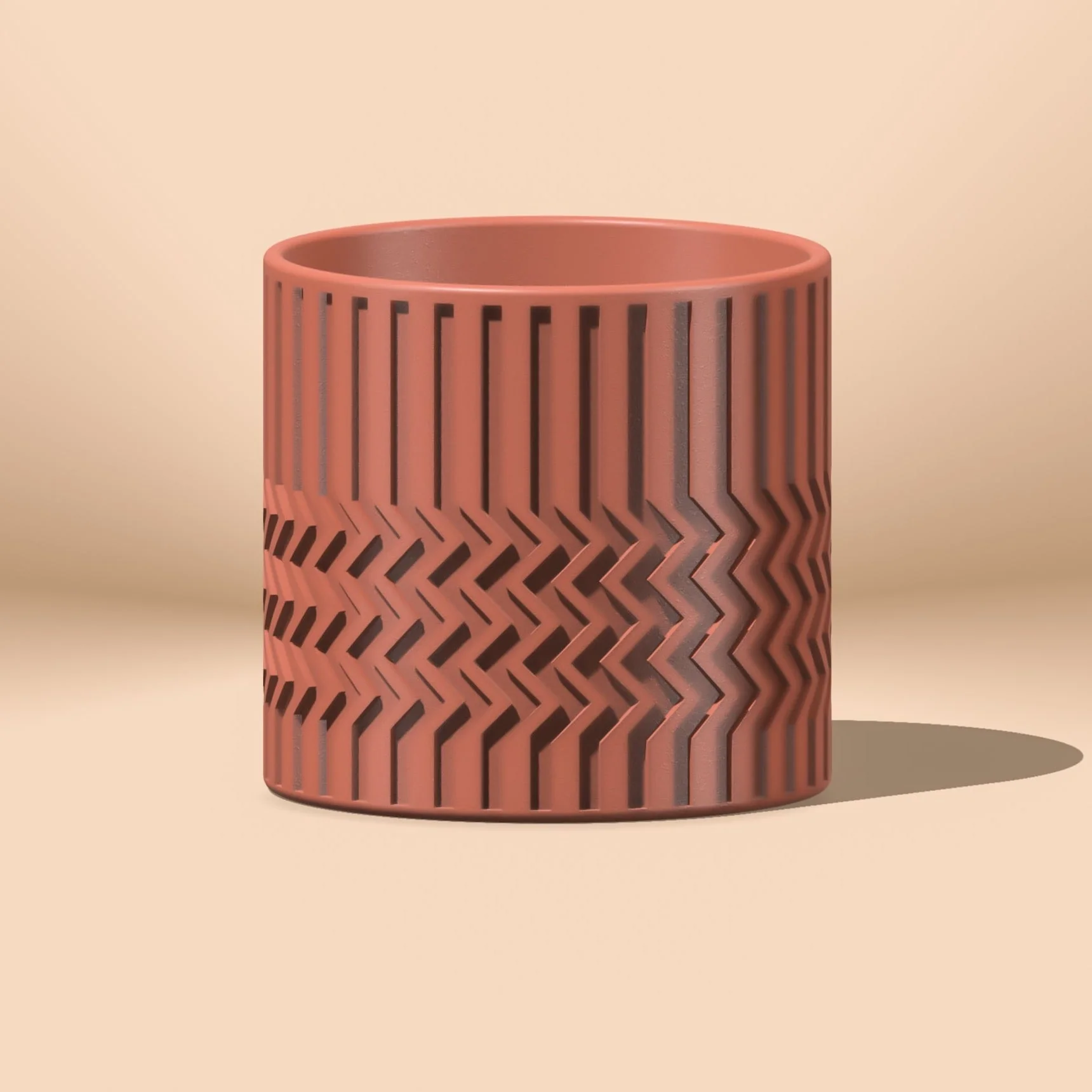 Minimalist Zig-Zag Planter - Image 5