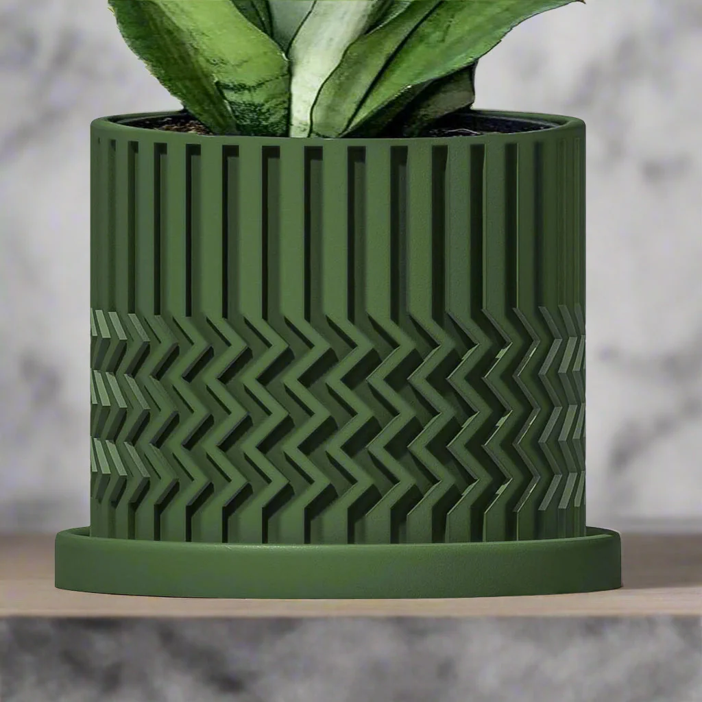 Minimalist Zig-Zag Planter - Image 9