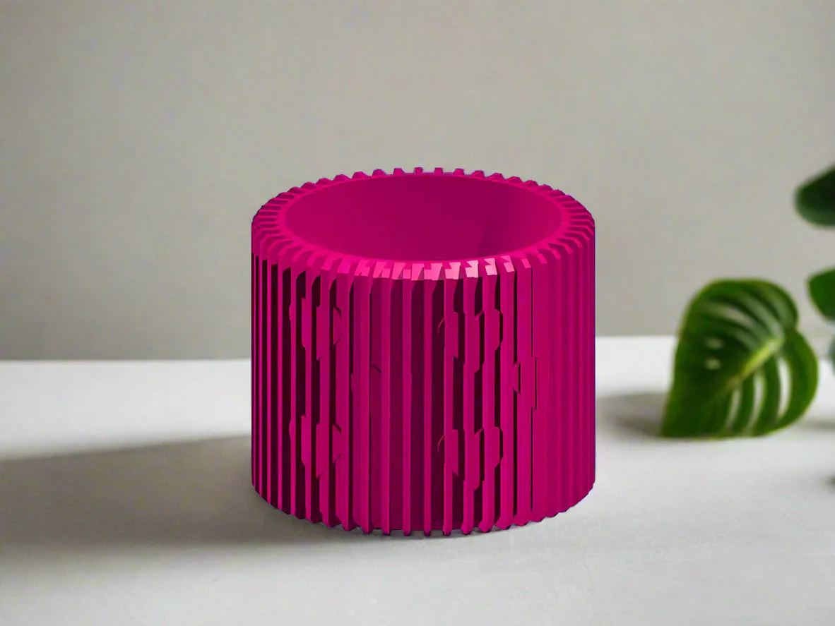 Modern Heart-Shaped Planter with Drainage & Saucer – Unique Valentine’s Day Gift for Plant Lovers, 3d Printed Planter Home Hosting Decor, - Image 10