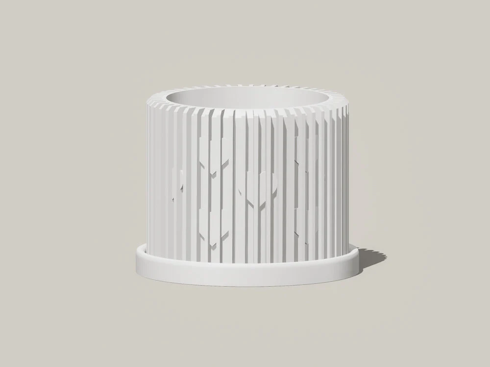 Modern Heart-Shaped Planter with Drainage & Saucer – Unique Valentine’s Day Gift for Plant Lovers, 3d Printed Planter Home Hosting Decor, - Image 21