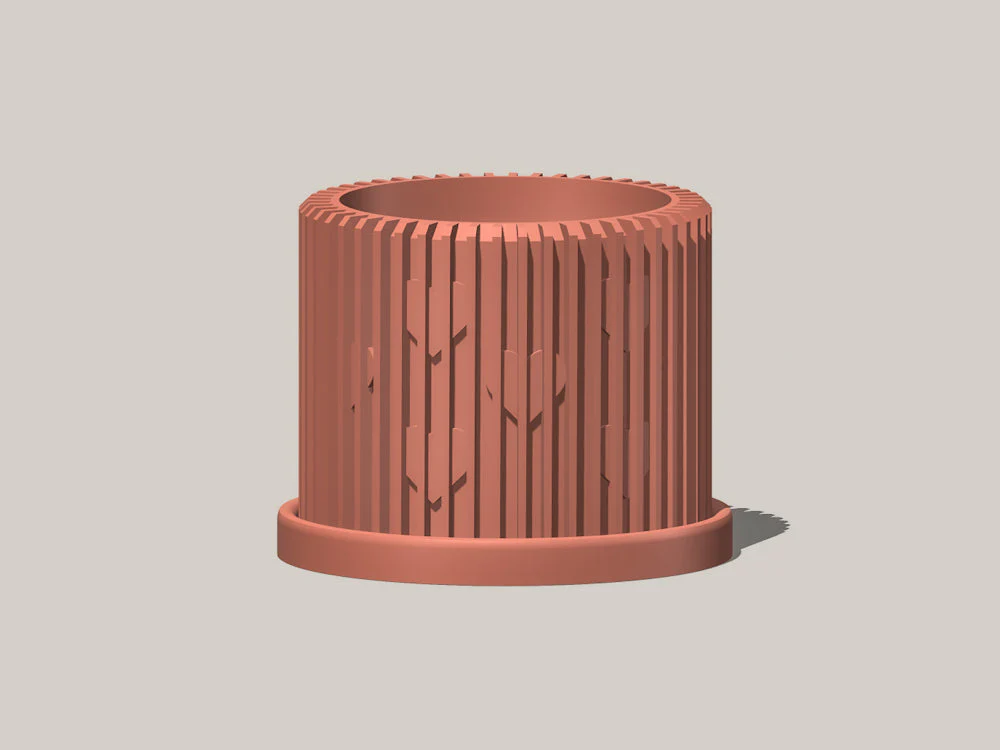 Modern Heart-Shaped Planter with Drainage & Saucer – Unique Valentine’s Day Gift for Plant Lovers, 3d Printed Planter Home Hosting Decor, - Image 24
