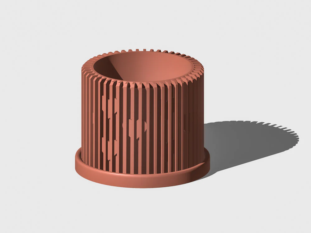 Modern Heart-Shaped Planter with Drainage & Saucer – Unique Valentine’s Day Gift for Plant Lovers, 3d Printed Planter Home Hosting Decor, - Image 29