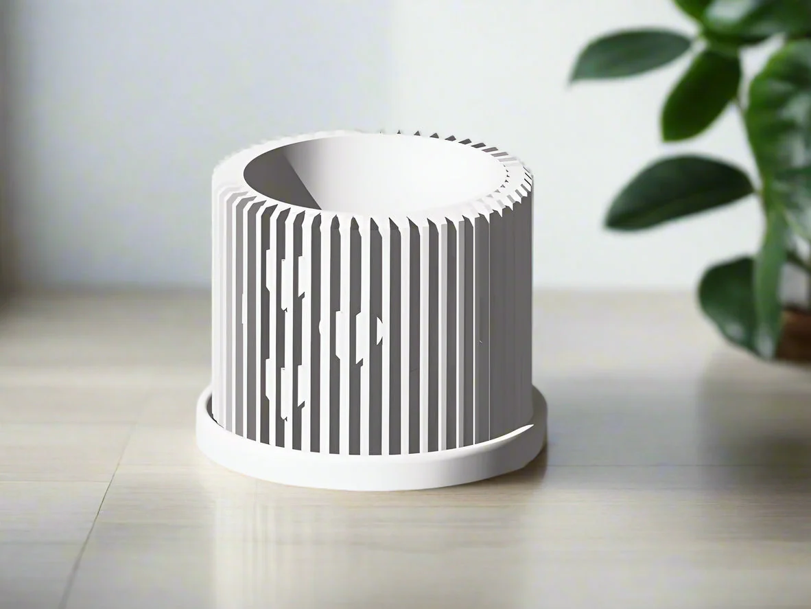 Modern Heart-Shaped Planter with Drainage & Saucer – Unique Valentine’s Day Gift for Plant Lovers, 3d Printed Planter Home Hosting Decor, - Image 32