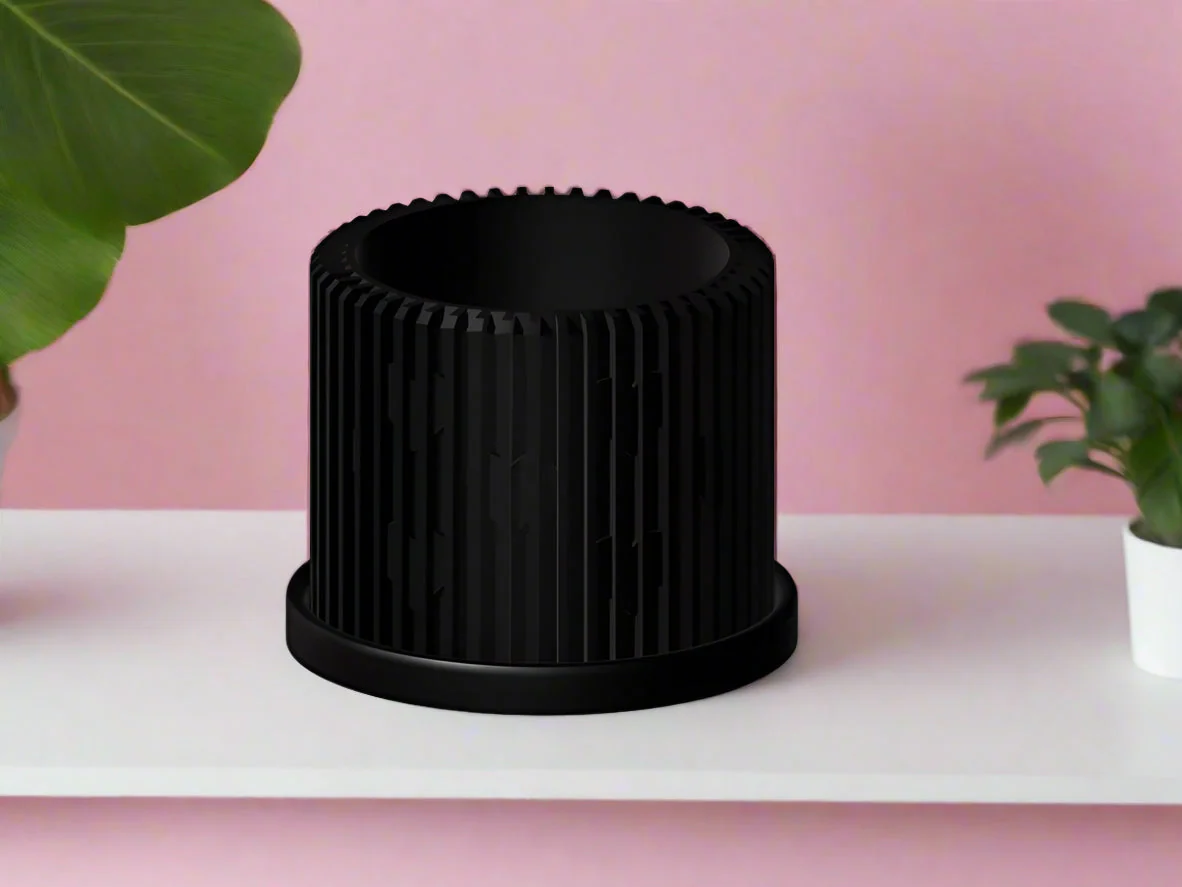 Modern Heart-Shaped Planter with Drainage & Saucer – Unique Valentine’s Day Gift for Plant Lovers, 3d Printed Planter Home Hosting Decor, - Image 33