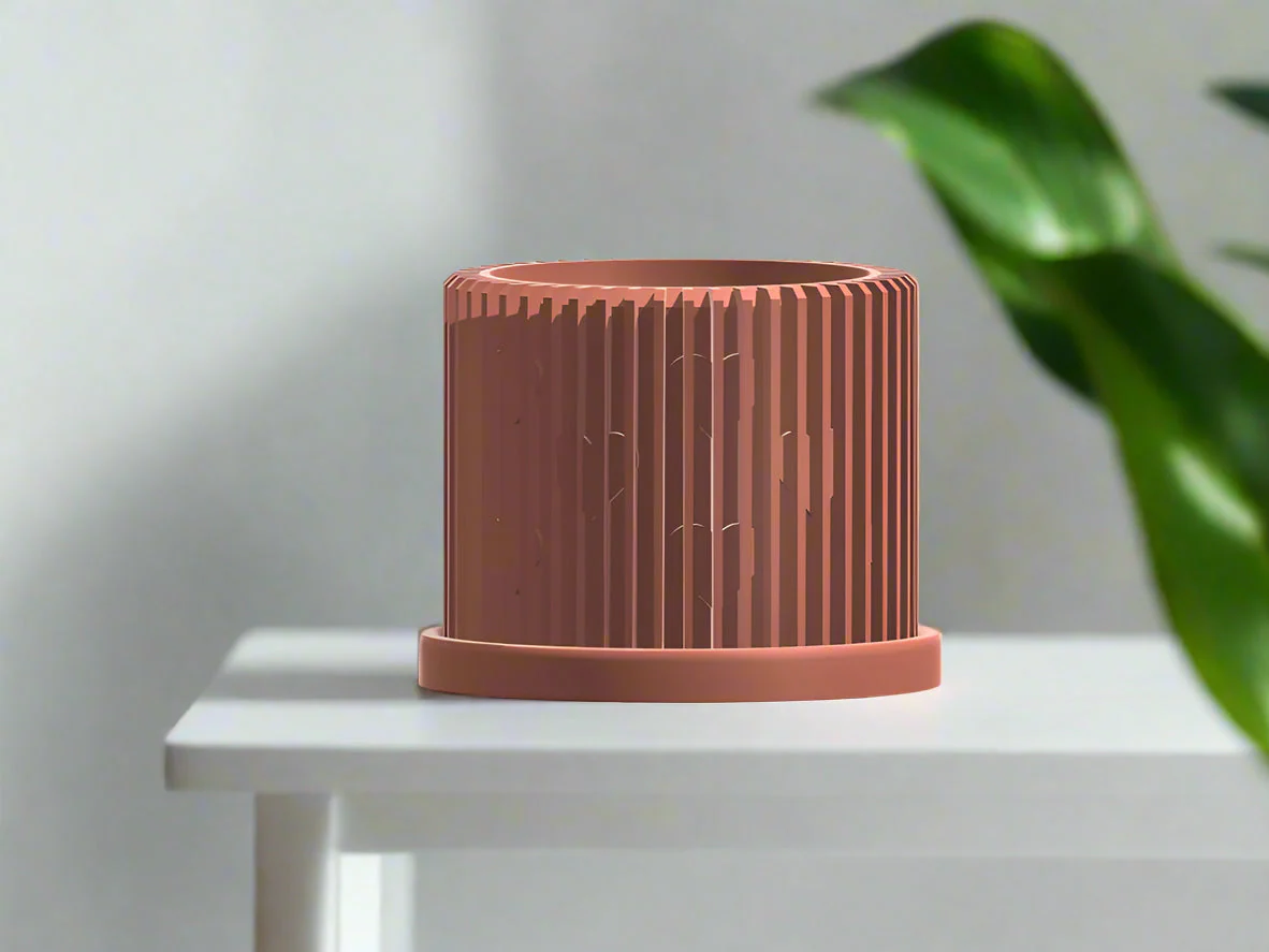 Modern Heart-Shaped Planter with Drainage & Saucer – Unique Valentine’s Day Gift for Plant Lovers, 3d Printed Planter Home Hosting Decor, - Image 5