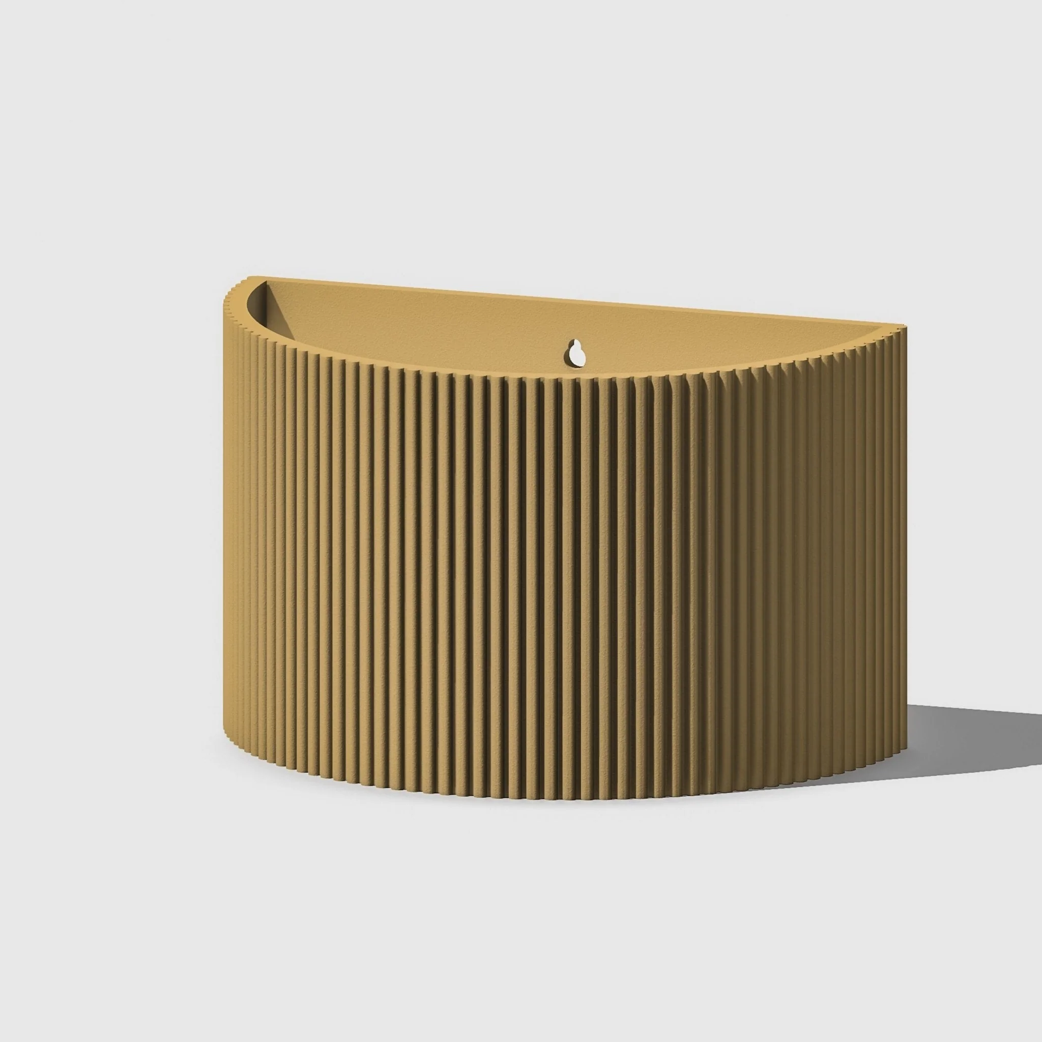 Ribbed Wall Planter - Image 10