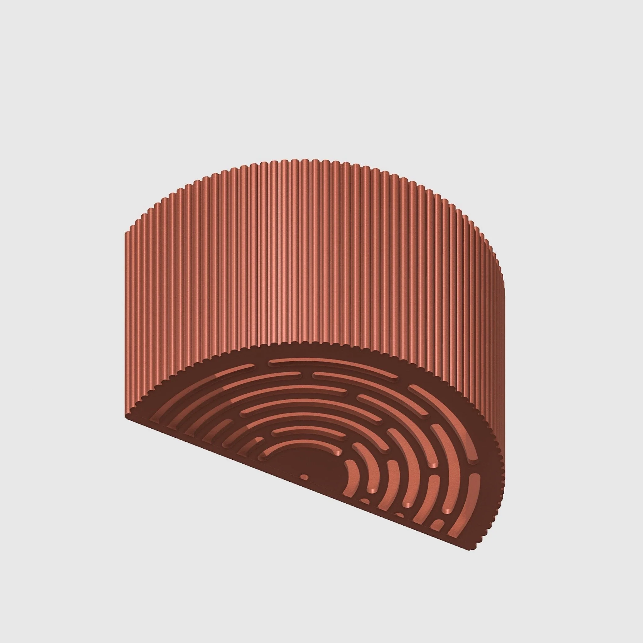 Ribbed Wall Planter - Image 5