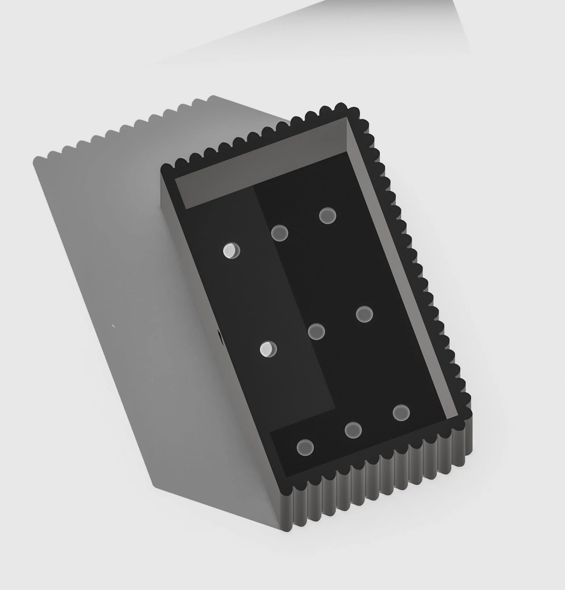 Ribbed Wall Planter, Rectangle - Image 10