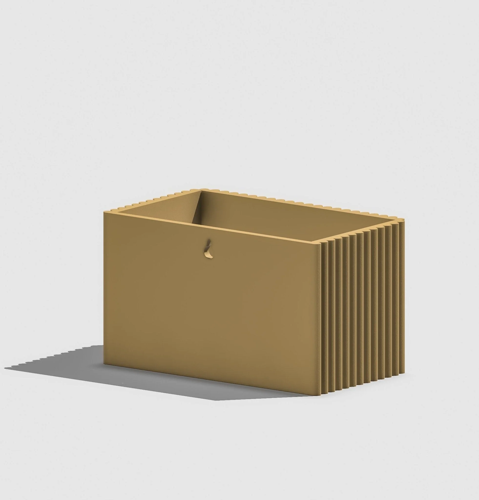 Ribbed Wall Planter, Rectangle - Image 12
