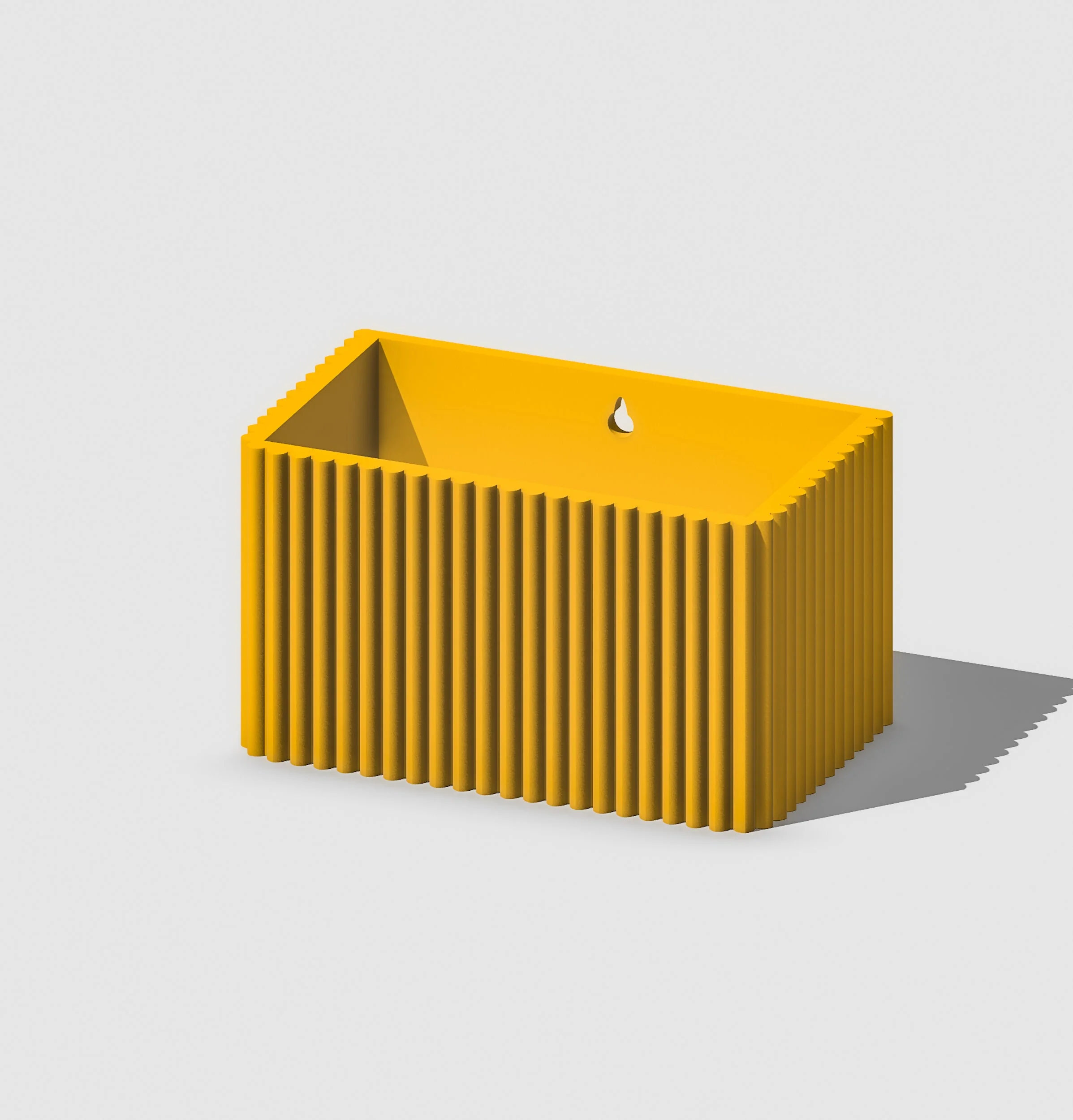 Ribbed Wall Planter, Rectangle - Image 15