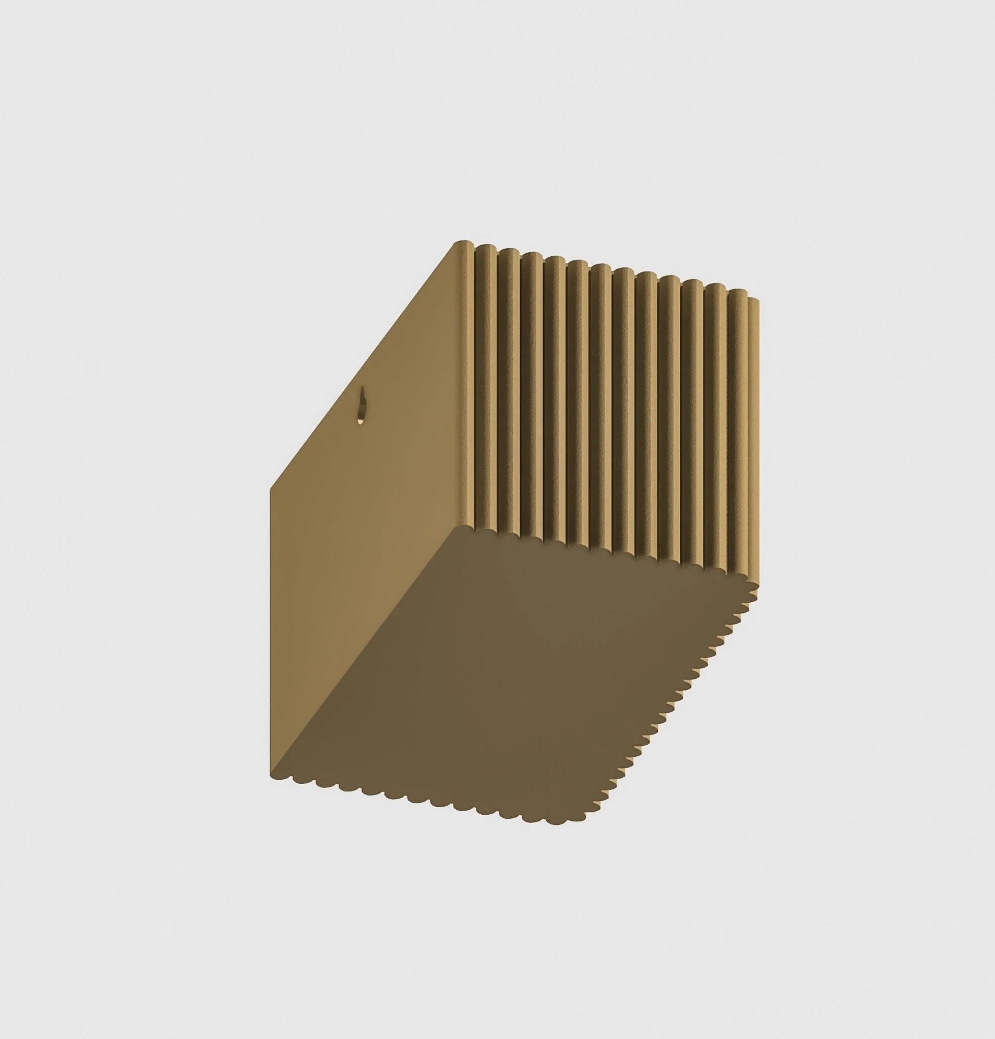 Ribbed Wall Planter, Rectangle - Image 5