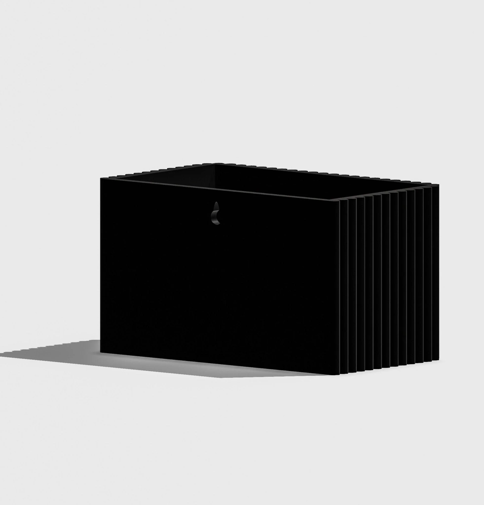 Ribbed Wall Planter, Rectangle - Image 6