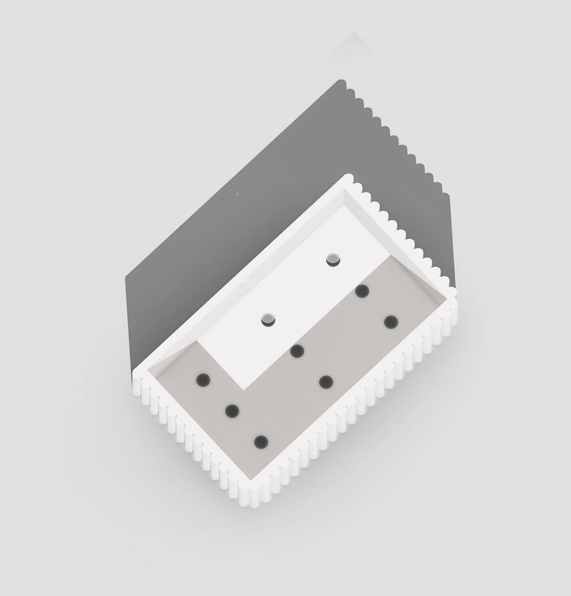 Ribbed Wall Planter, Rectangle - Image 8