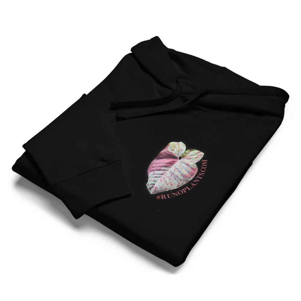 Runo Plants Merch | Confetti Syngonium | Unisex Organic Mid-Weight Hoodie - Image 5