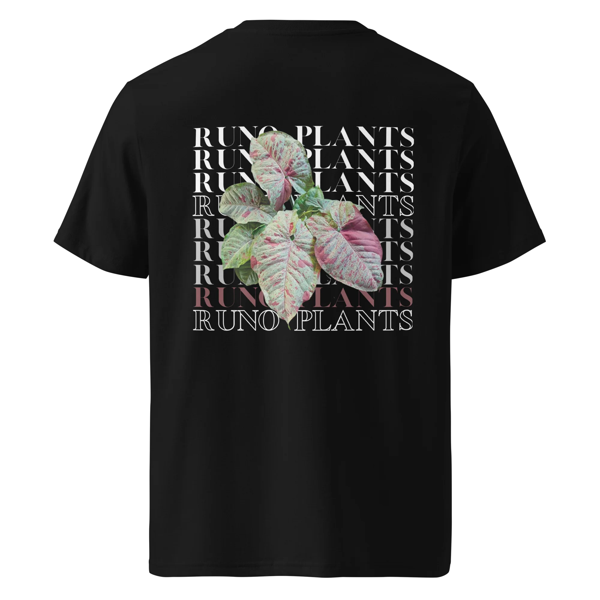 Runo Plants Merch | Confetti Syngonium | Unisex Organic Tee - Image 3
