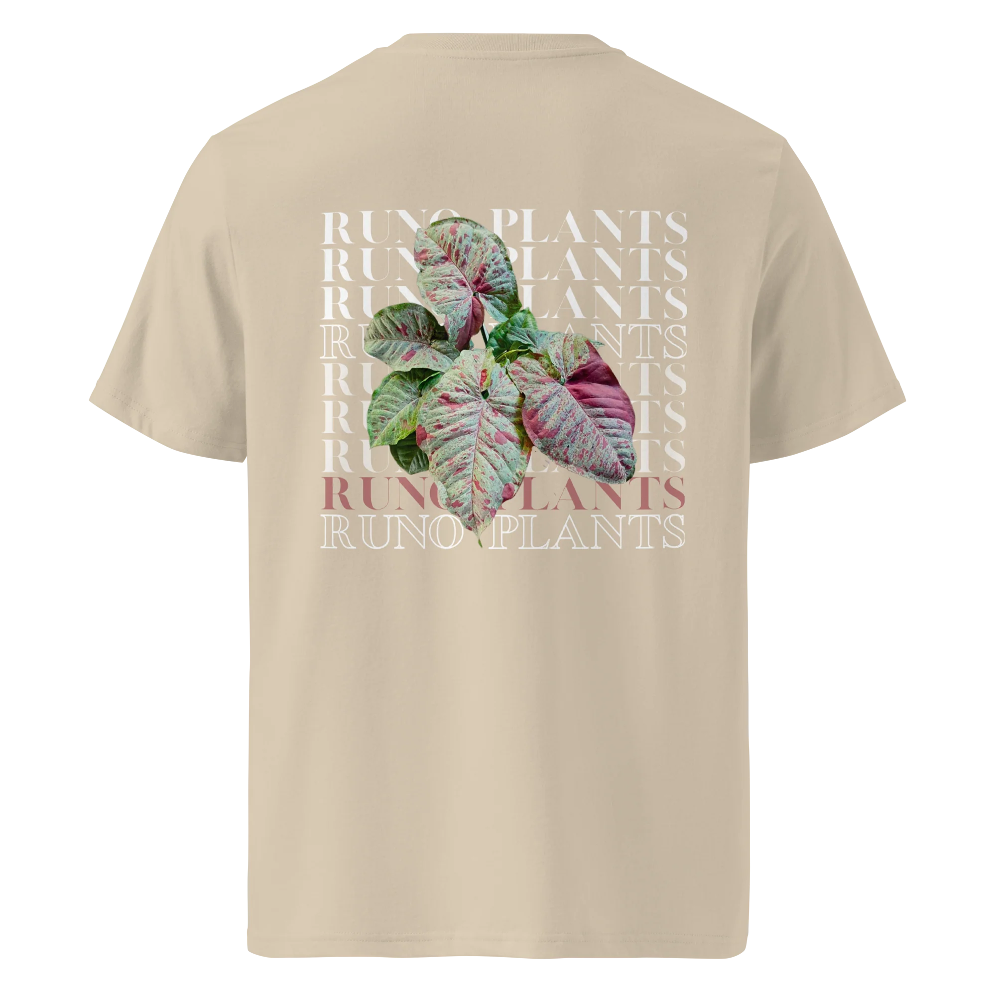 Runo Plants Merch | Confetti Syngonium | Unisex Organic Tee - Image 4