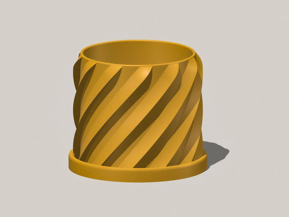 Thicc Spiral Plant Pot - Image 10