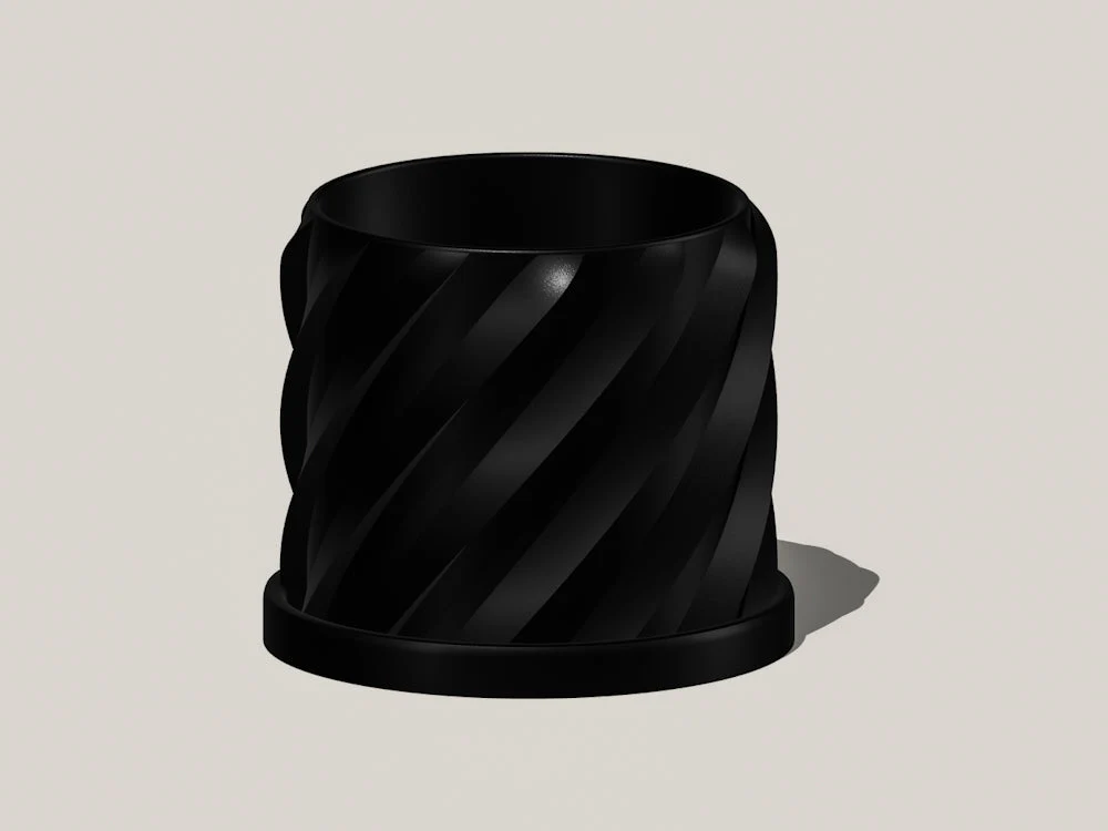 Thicc Spiral Plant Pot - Image 14