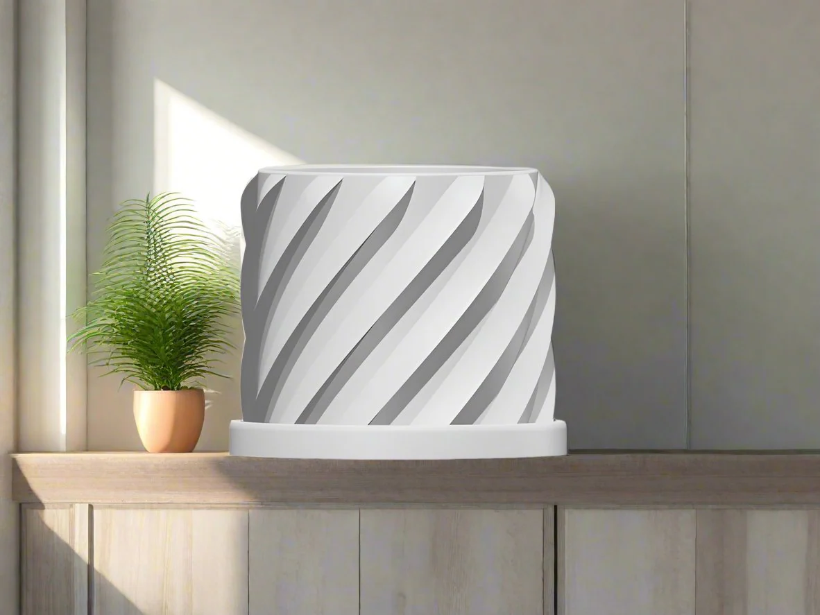 Thicc Spiral Plant Pot - Image 5
