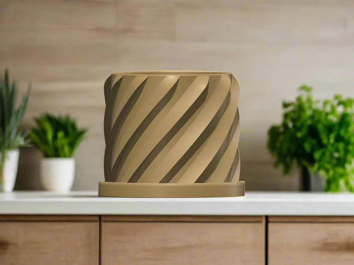 Thicc Spiral Plant Pot - Image 6
