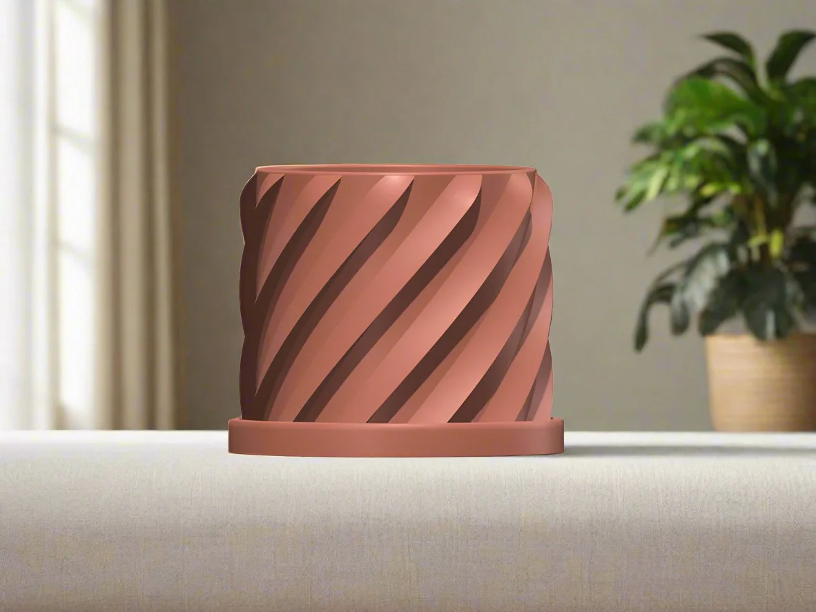 Thicc Spiral Plant Pot - Image 7