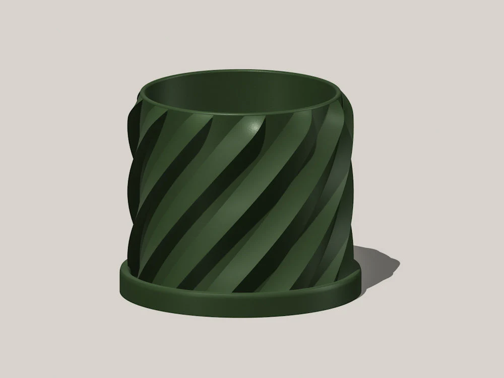 Thicc Spiral Plant Pot - Image 9
